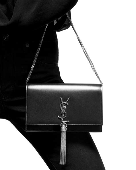 ysl kate chain wallet white with tassel|Saint Laurent Kate Mini Tassel YSL Wallet on Chain .